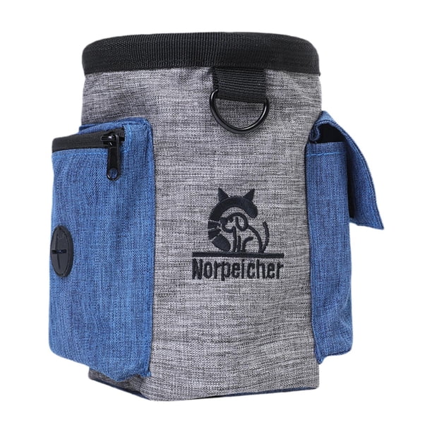 Bolsa de golosinas para perros jinwen Contenedor de bocadillos azul