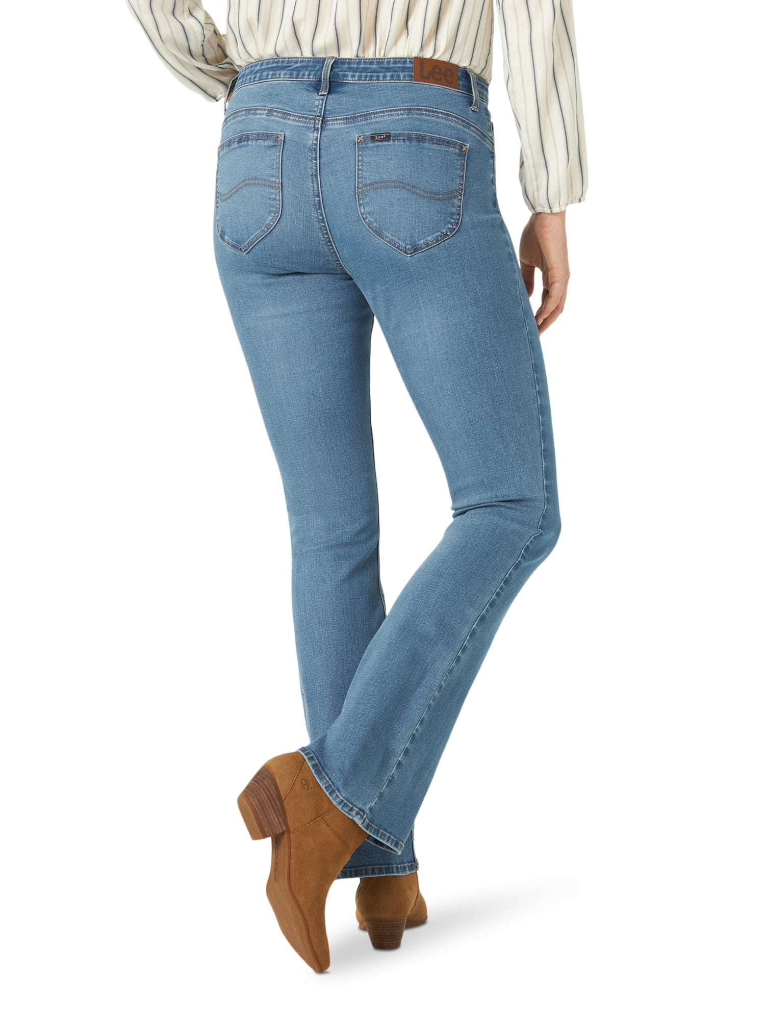 Lee Women's Shape Illusions Mid-Rise Bootcut Jean