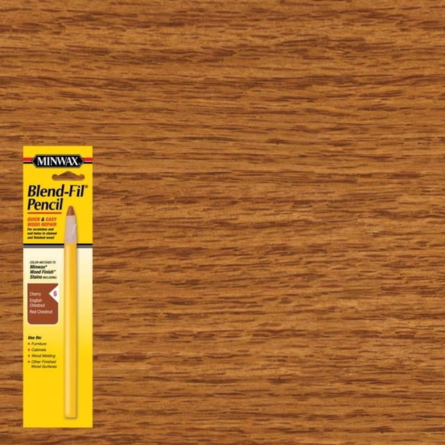 Lápiz de madera Minwax Blend-Fil No.6 Cherry, English Chestnut