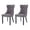 Dark Grey, variant on Tzicr Tufted Dining Chairs Set of 2, Upholstered Dining Chairs with Nailhead Back,Nailhead Trim, Velvet Dining Chairs for Kitchen/Bedroom/Dining Room(Beige)