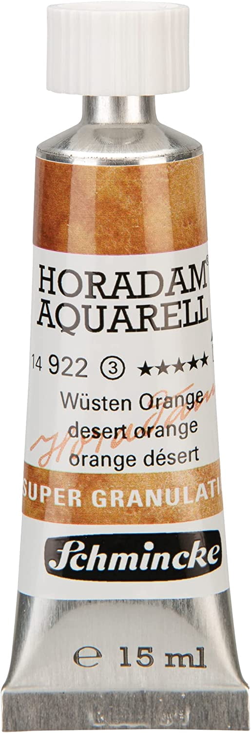 Schmincke Horadam Aquarell Artist Watercolor - Desert Orange, Supergranulation, 15 ml, Tube