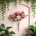 thumbnail image 4 of Vintage Artificial Peonies Silk Flowers and Hydrangeas for Wedding Bridal Home Décor – Beautiful Floral Centerpiece Arrangement Decoration, Dining Table Centerpieces Party Decor(Pink1,13.4x8"), 4 of 9