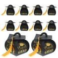 thumbnail image 4 of PENIKOKO Small Graduation Candy Boxes Black 10Pcs 4.7X4.5X2.4In, 4 of 8