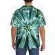 thumbnail image 3 of Balery Teal Cactus Camisa Casual de Manga Corta con Botones para Hombre, Texturizada, Estilo Cubano, para Playa, Verano-4X-Large, 3 of 5