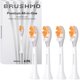 thumbnail image 1 of Brushmo Cabezales de Repuesto Todo en uno, Compatibles con Mangos de Cepillos de Dientes Eléctricos Philips Sonicare Click-on, Suaves, Paquete de 4, BM994, Blancos, 1 of 2