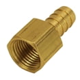 thumbnail image 3 of Derale Straight Hose Barb Fitti ng 1/2 NPT F x 1/2 Barb, 3 of 3