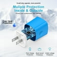 thumbnail image 2 of Compatible for iPhone Charger, 2Pack 6FT Light-ning Cable Cord Fast Charging Cord with USB Charging Brick Cube Phone Charger, HOOTEK Wall Charger Block Adapter Compatible for iPhone14/13/12/11, Blue, 2 of 10