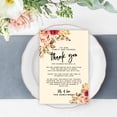 thumbnail image 2 of Koyal Wholesale Vintage Floral Wedding Thank You Place Setting Cards for Table Reception, Dinner Plates, Family, 56-Pack, 2 of 5
