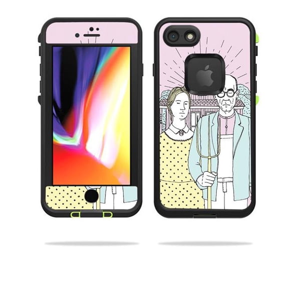 MightySkins LIFIP8-american gothic pop Skin for Lifeproof Fre for iPhone SE 2020 7 & 8 - American Gothic Pop