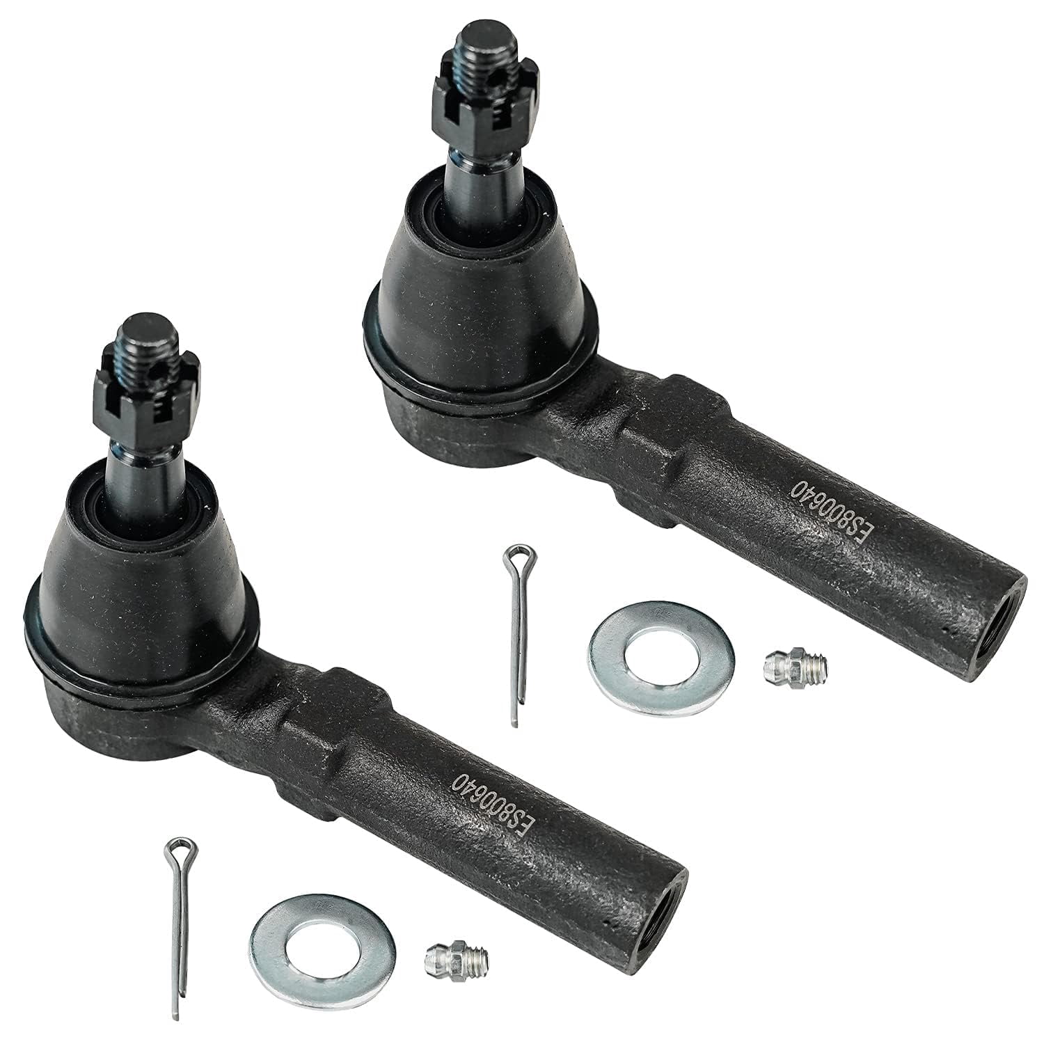 Detroit Axle - 2.4L Front 12pc End Kit for 2010-2017 Chevy Equinox GMC Terrain, Lower Control Arms and Ball Joints Wheel Bearing Hubs Tie Rods Sway Bars Boots