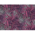 thumbnail image 2 of Zelouf Twist Knit Print  , Sewing, DIY, Crafts Fabric by the Yard, 963 Blk/purp, 7 Yard, 2 of 2