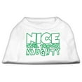 thumbnail image 6 of Christmas Pet Dog  Cat Shirt Screen Printed, "Nice Until Proven Naughty", 6 of 11