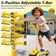 thumbnail image 3 of HIFINE Kids Ride On 3-Wheel Scooter W/Buildable Blocks, Aged 3-9, Yellow, 3 of 11