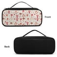 thumbnail image 6 of Jiueut Pink Mushroom Stethoscope Storage Bag Nurse Stethoscope Accessories Carrying Case for Stethoscopes with Extra Room Small Storage Zipper Bags for Traveling, 6 of 7