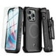 thumbnail image 1 of Funda MYBAT Maverick MagSafe Clip para iPhone 15 PRO Negra con Mica, 1 of 9