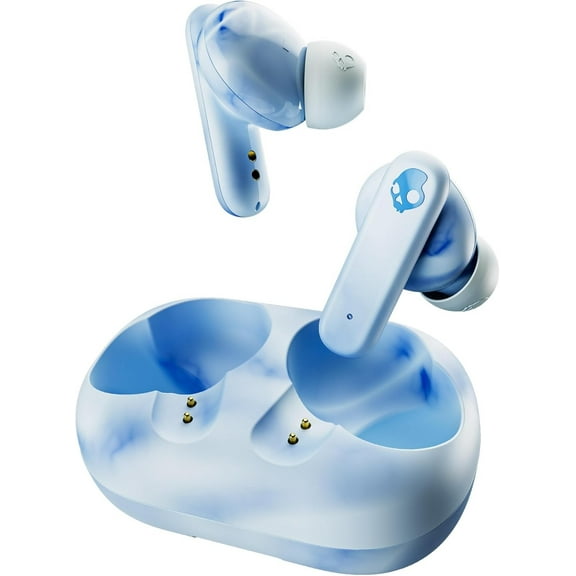 Restored Skullcandy EcoBuds - True wireless earphones with mic - in-ear - Bluetooth - noise isolating - glacier (Refurbished)