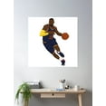thumbnail image 2 of Lebron James Poster Wall Art, Modern Wall Decor For Living Room Bedroom, 17x17 UNFRAMED, 2 of 3