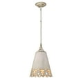 thumbnail image 4 of Golden Lighting 0883-S AI 10 in. Eloise 1 Light Antique Ivory Small Pendant Ceiling Light, 4 of 4