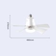 thumbnail image 2 of Lamp Detachable Split Fan Lamp E27 Head Infinitely Dimmable 3-Color Variable Light Timer Memory with Remote Controller, 2 of 7