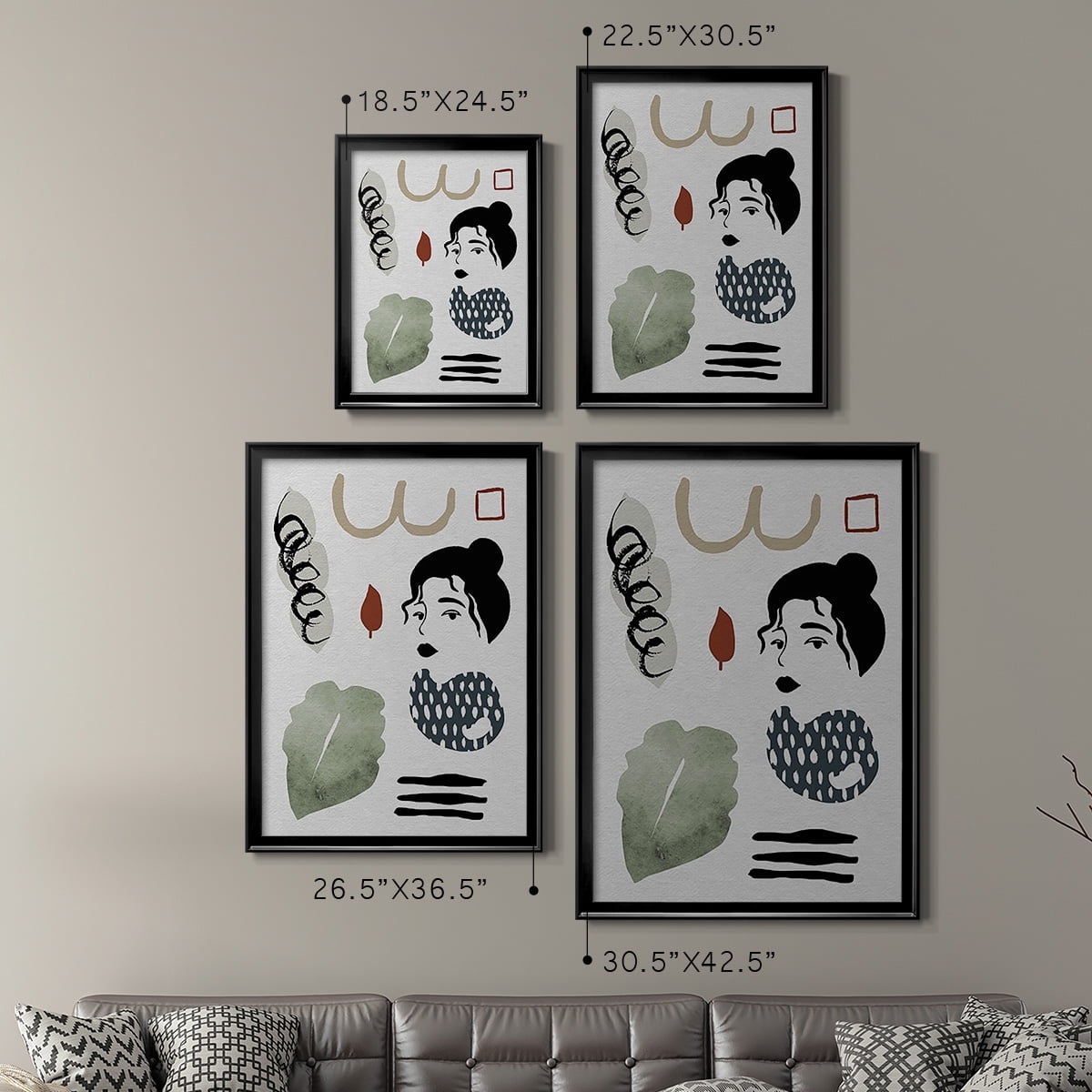 Collected Mindfulness IV Premium Framed Print, in Gold, Black, or Silver - Ready to Hang