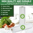 thumbnail image 7 of Vacuum Sealer Bags, 11" x 197" Food Saver Bags for Sealer, Vacuum Heat-Seal Rolls Combo Pack, 2 Pack, 7 of 7