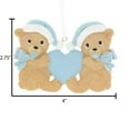 thumbnail image 6 of Ornaments by Elves Personalized Twins Bears Ornament Boys Siblings Christmas Decorations, 0.25lbs, 6 of 10