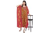 thumbnail image 3 of Gypsie Blu Plus Size Kaftan Dress for Women Printed Loose Maxi Kimono Style Long Caftan Maxi Sleepwear Online, 3 of 7