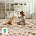 thumbnail image 5 of CHITOOMA 9'x12' Area Rugs for Living Room, Washable Boho Moroccan Rug Soft Vintage Distressed Geometric Tribal Area Rug for Bedroom Dining Room Office with Non-Slip Backing, Stain Resistant Non-Shed, 5 of 9