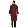 thumbnail image 4 of Atasi Indian Designer Kurta For Mens Party Wear Traditional Dress Solid Ethnic Long Shirt, 4 of 7