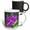 Multicolor, variant on 3drose, Orchid, Epidendrum, 11oz Two-tone Green Mug