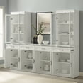thumbnail image 4 of Stanton 3Pc Sideboard And Glass Door Pantry Set White - Sideboard & 2 Pantries, 4 of 15