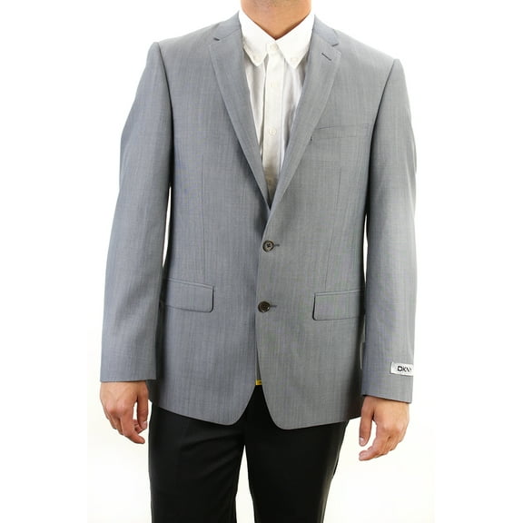 DKNY  Light Grey Regular Fit Jacket 42R Msrp