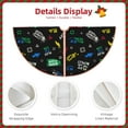 thumbnail image 3 of Bingfone Christmas Tree Skirt Mat Christmas Decoration Interior 30" -Gamepads, 3 of 6
