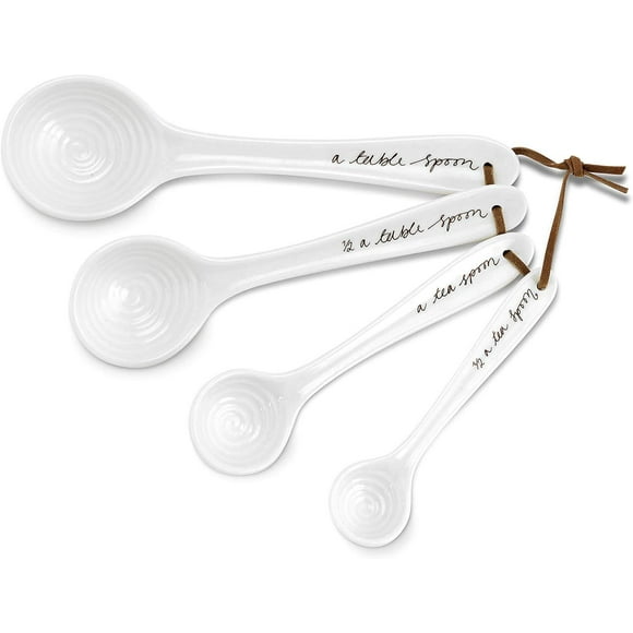 Portmeirion Sophie Conran White Measuring Spoons,Set of 4