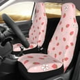thumbnail image 2 of Sikiie Floral Strawberr Car Seat Protector 2 Pack Car Seat Cushion Mat, Car Seat Covers for SUV, Truck, Van, 2 of 7