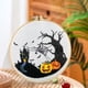 thumbnail image 5 of Kit de inicio de bordado con temática de Halloween, adorno fácil de usar con patrón de algodón Castillo de calabaza, 5 of 7