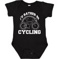 thumbnail image 3 of Inktastic I'd Rather Be Cycling Boys or Girls Baby Bodysuit, 3 of 5