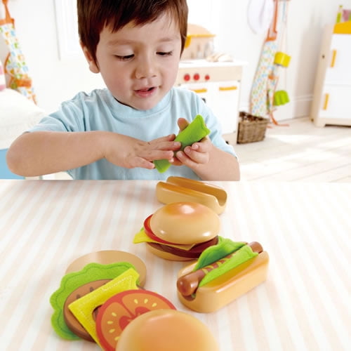 hape hamburgers and hotdogs