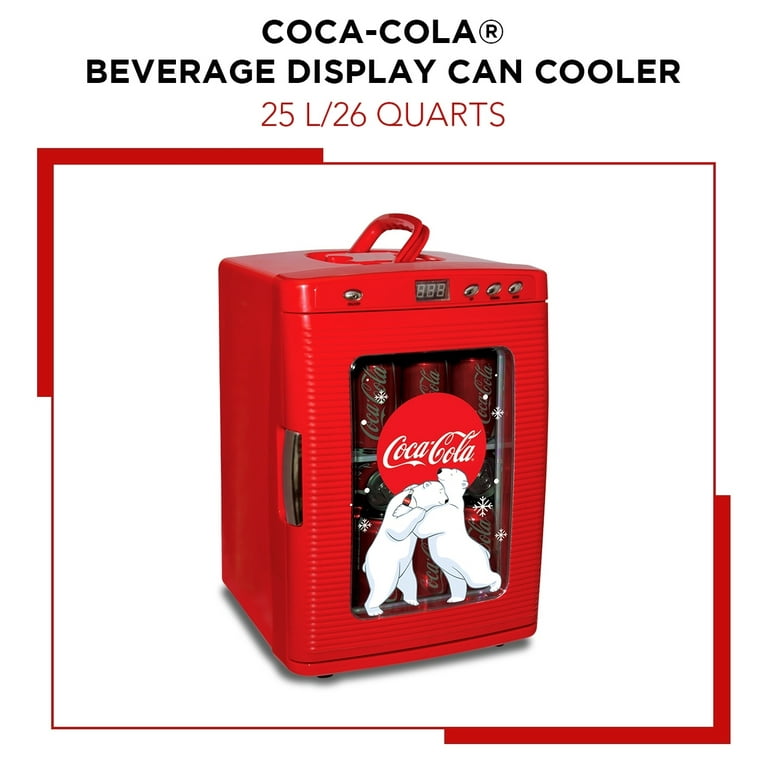 Coca-Cola frigo portable, capacité de 5,4 L (5,7 pte), 8 cannettes, CA/CC  12 V 