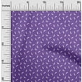 thumbnail image 2 of oneOone Georgette Viscose Violet Fabric Leaves Sewing Craft Projects Fabric Prints By Yard 42 Inch Wide, 2 of 5