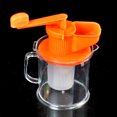 thumbnail image 3 of Manual Citrus Juicer Portable Hand Crank Juicer with Fine Mesh BPA-Free Fruit Soy Milk Press for Home Travel Ergonomic Juice Extractor for Orange Apples Ginger Juice, 3 of 8
