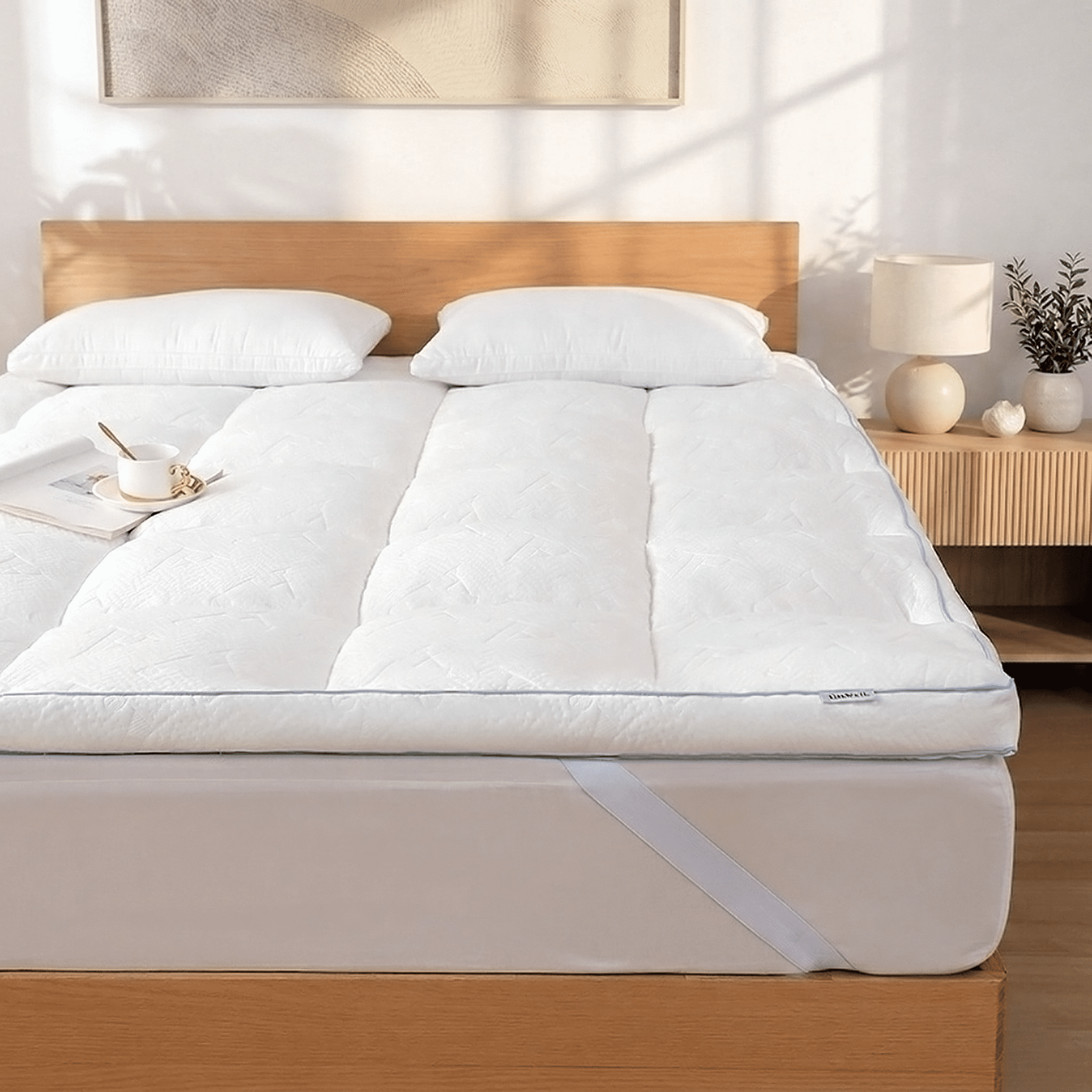 AW Ultimate Support Mattress Topper, Cal King 72 in x 84 in