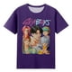 thumbnail image 1 of Moonsky Camiseta unisex Huntrix Dem-0n, colores cómodos, camiseta Huntrix para niñas, camiseta Mira Rumi Joey, merchandising, regalo juvenil para fans del K-pop (Morado M), 1 of 3