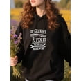 thumbnail image 3 of Graphic Grandpa Sayings Hoodie for Men and Women, Unisex Pullover Hooded Sweatshirt, Comfortable Cotton Poly Blend, Grandpa Gift Casual Outfit, 3 of 5