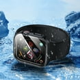 thumbnail image 6 of Allytechgroup 2 Pack for Apple Watch Series 11/Series 10 42mm with Screen Protector, Shockproof Protective Face Cover Hard PC Bumper for Women Men for iWatch Series 11/10 42mm, Rosegold+Black, 6 of 8