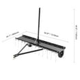 thumbnail image 3 of KFFKFF Tow Behind Dethatcher, 48" Lawn Dethatcher Rake with 24 Spring Steel Tines, Pull-Behind Thatch Remover for ATV and Mower, 3 of 9