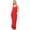 Red, variant on Pink Ice Women's Casual Cocoon Pocket Maxi Dress USA (Black, Large)