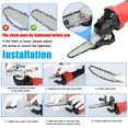 thumbnail image 4 of Riwcyla Angle Grinder Refit Chainsaw Conversion Kit 4 Inch Chainsaw Bracket Set Change Angle Grinder into Chain Saws Tool Set Multifunction Woodworking Power Tool, 4 of 6