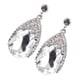 thumbnail image 3 of Pendientes de lágrima colgantes con de imitación de cristal triangulares exagerados para mujer, blancos / / bule / rojos Yinane  Pendientes vintage, 3 of 5