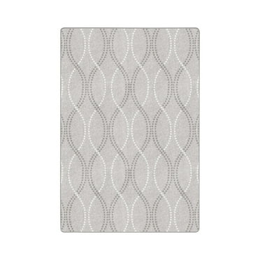 Joy Carpets 2039C-04 5 ft. 4 in. x 7 ft. 8 in. Seventh Heaven Area Rug  Morning Fog